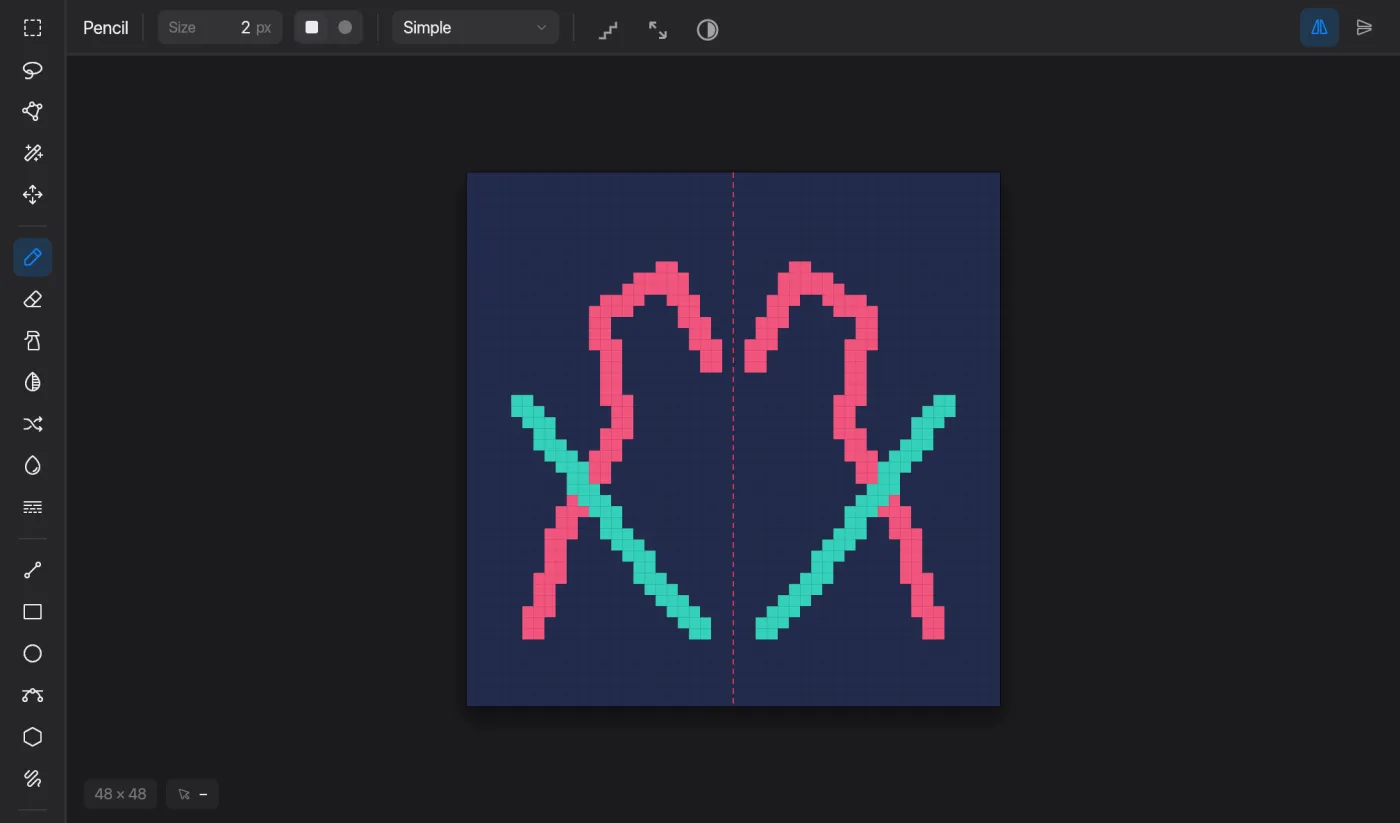 Symmetry in Pixmith